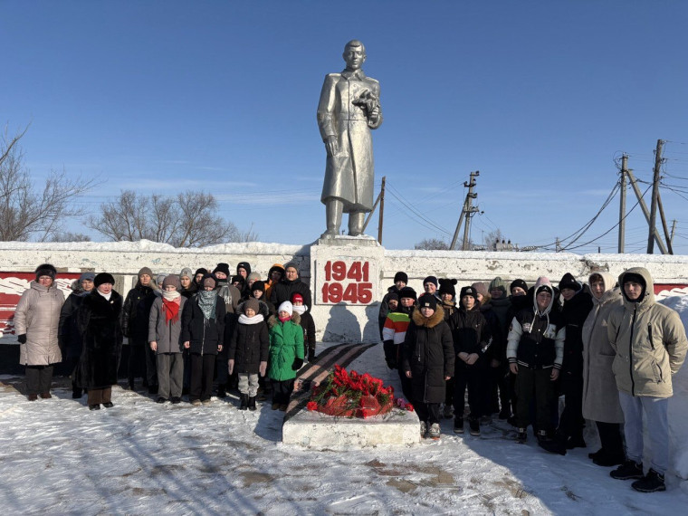 Митинг в честь Дня защитника Отечества.